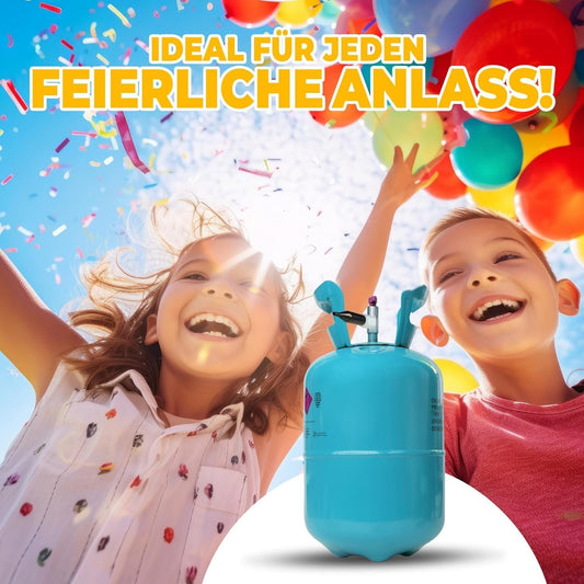 Brogaz Balloon Gas [for 30 balloons] - Helium Balloon Gas for up to 30 balloons - Small helium gas cylinder including STAHLMANN® information sheet.