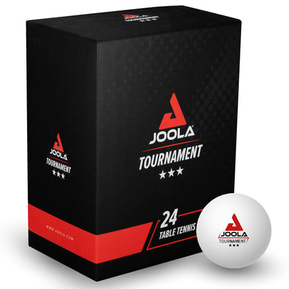 JOOLA Table Tennis Set Duo Carbon 2 Table Tennis Racquets + 3 Table Tennis Balls + Table Tennis Cover & Table Tennis Balls Tournament Selected 40+mm Diameter