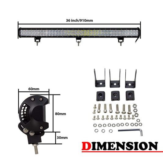 SKYWORLD 36 inch 234W Led work light bar, Led bar off-road auxiliary spotlight 12V 24V car LED work light bar waterproof for SUV UTV ATV vehicle tractor truck 4x4 lightbar
