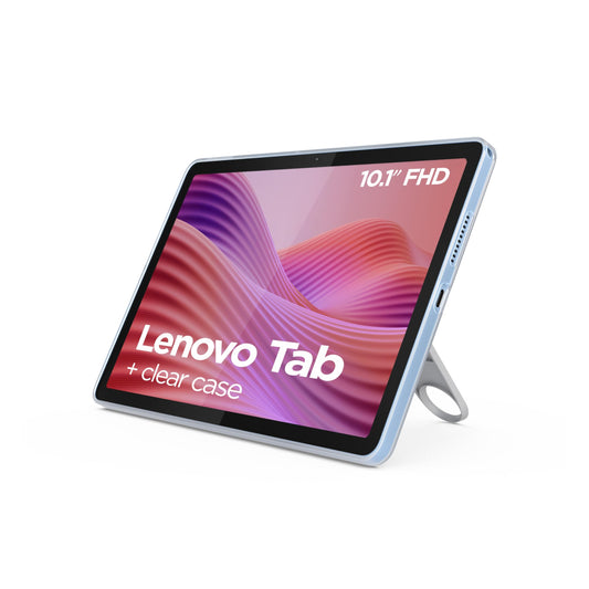 Lenovo Tab Tablet | 10.1" Full HD Display | MediaTek G85 | 4GB RAM | 64GB | Android 14 | Polar Blue | incl. Clear Protective Case