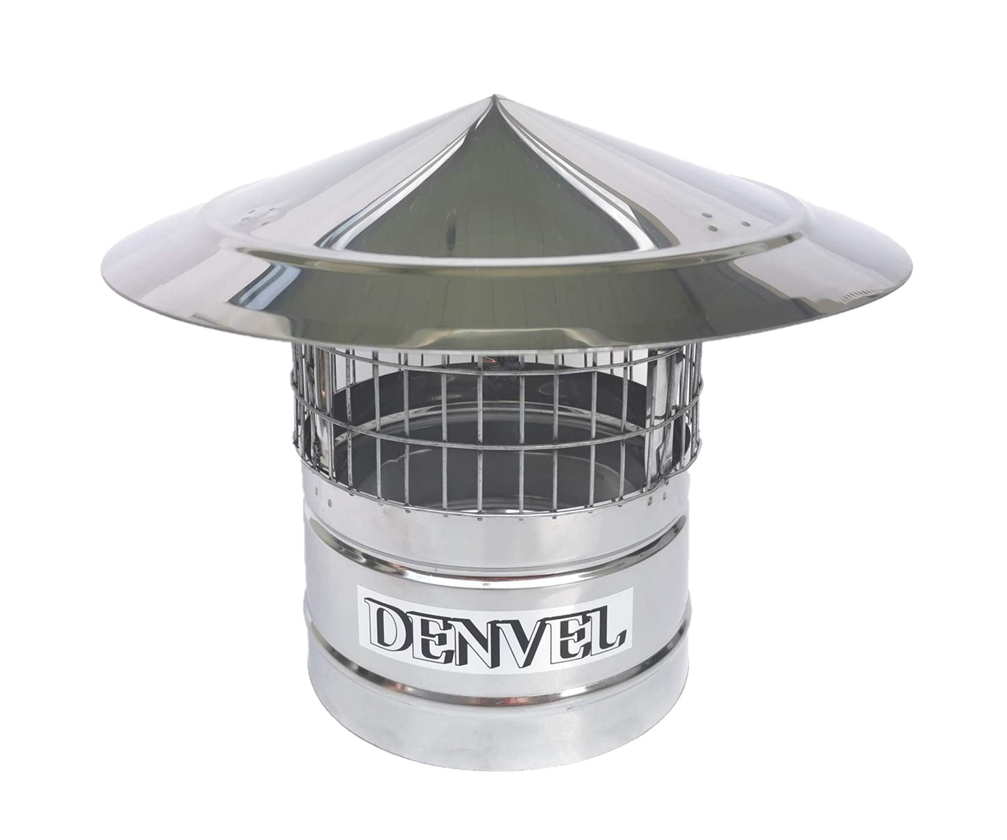 80mm chimney cowl with bird protection stainless steel bird guard for chimneys, chimney cover, chimney cap, fireplace cap, fireplace hood, fireplace cap, chimney cap