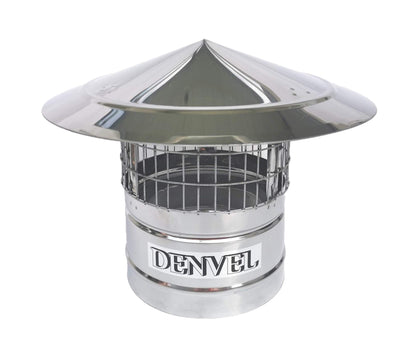 80mm chimney cowl with bird protection stainless steel bird guard for chimneys, chimney cover, chimney cap, fireplace cap, fireplace hood, fireplace cap, chimney cap