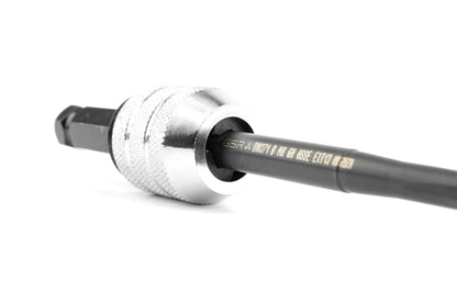 GSR Thread Cutting Adapter M5-M12 | Tool holder with 3/8" hexagon shank & square drive | For all common cordless drill/drivers | Clamping range 5-9mm | Accessories for manual tap wrenches