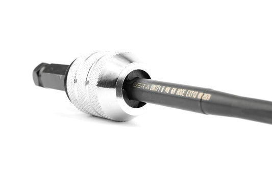 GSR Thread Cutting Adapter M5-M12 | Tool holder with 3/8" hexagon shank & square drive | For all common cordless drill/drivers | Clamping range 5-9mm | Accessories for manual tap wrenches