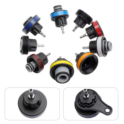 CCLIFE 28pc Cooling System Pressure Tester Coolant Filling Tool Radiator Bleed Kit Coolant Test Kit Water Tank Leak Detector