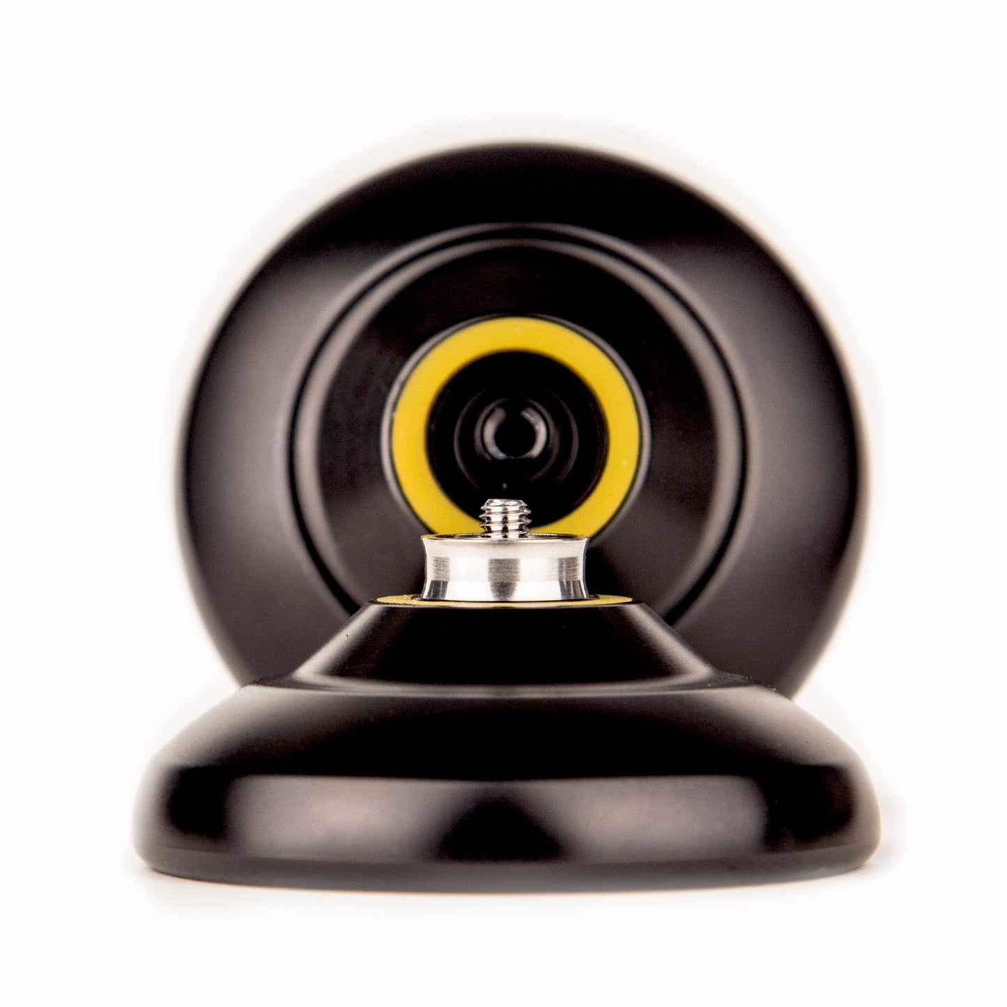 YoYo Factory Shutter Jojo - Unresponsive professional Yoyo made of full metal - Idle Jojo with ball bearing - Used by world champion Gentry Stein - Toy for kids & adults - Black