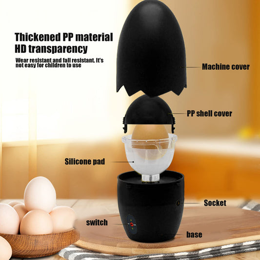 Electric Egg Scrambler, Golden Egg Shaker Whisk Egg Spinner Egg Yolk Mixer Golden Egg Maker For Kitchen Cooking Gadgets Tool, 100-240 V (EU plug)