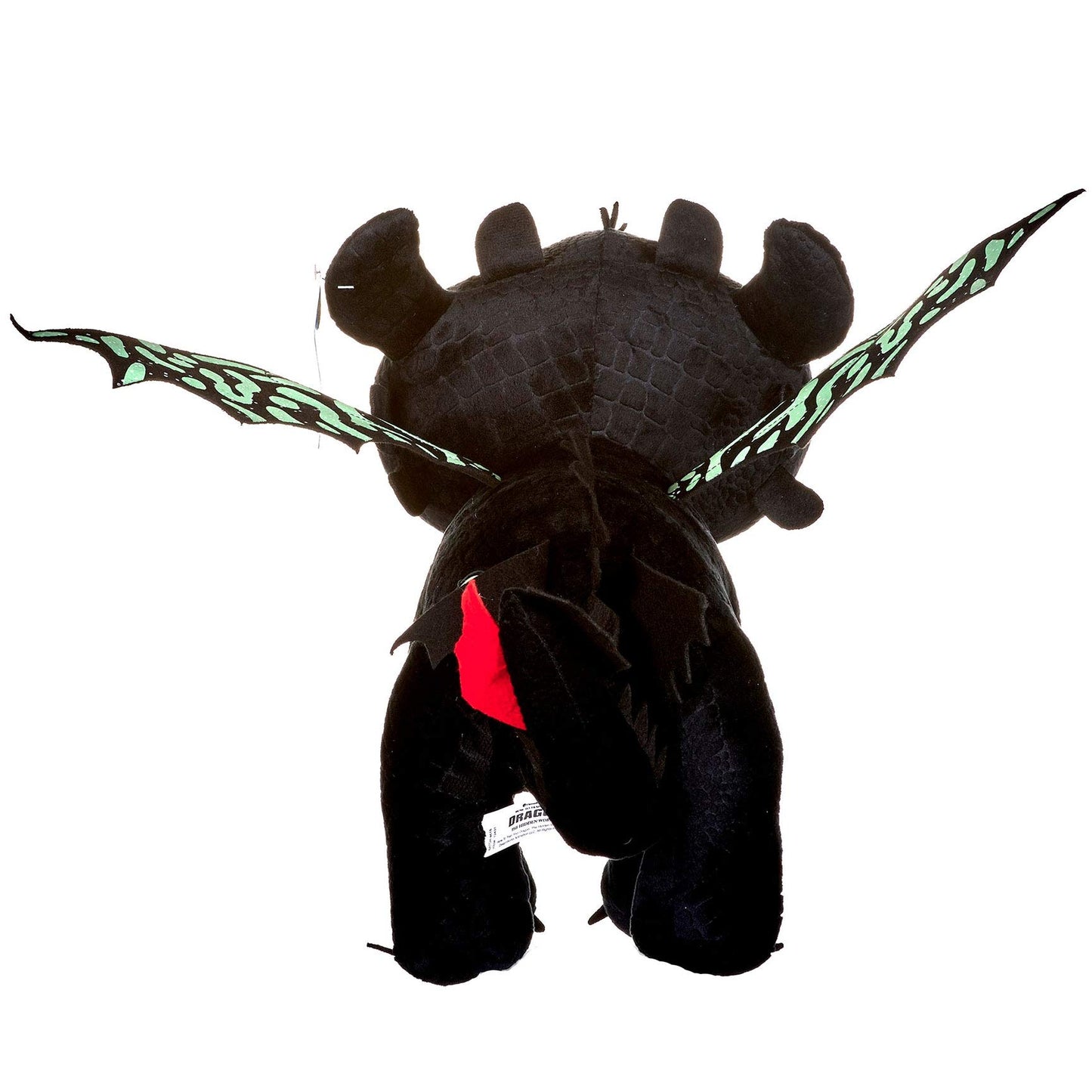 Petoske Toothless Night Fury 40cm How To Train Your Dragon 3 black plush from the movie "How To Train Your Dragon 3". Original, glows in the dark.