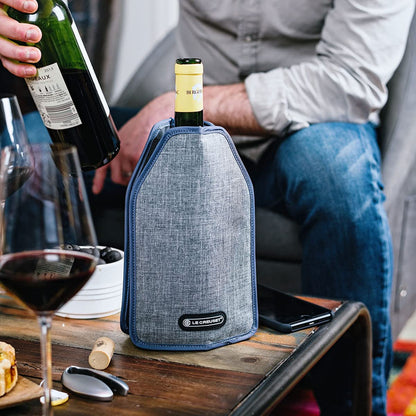 Le Creuset Activ Wine Cooler for wine or champagne, WA 126, Grey, 59142013206468, Grey Linen