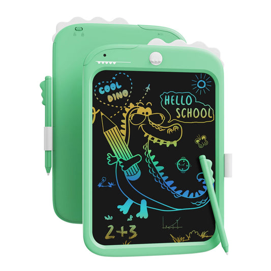 10-inch LCD writing tablet, electronic digital writing and color screen graffiti board, gifts for kids and adults ages 3, 4, 5, 6, 7, 8 (Green)