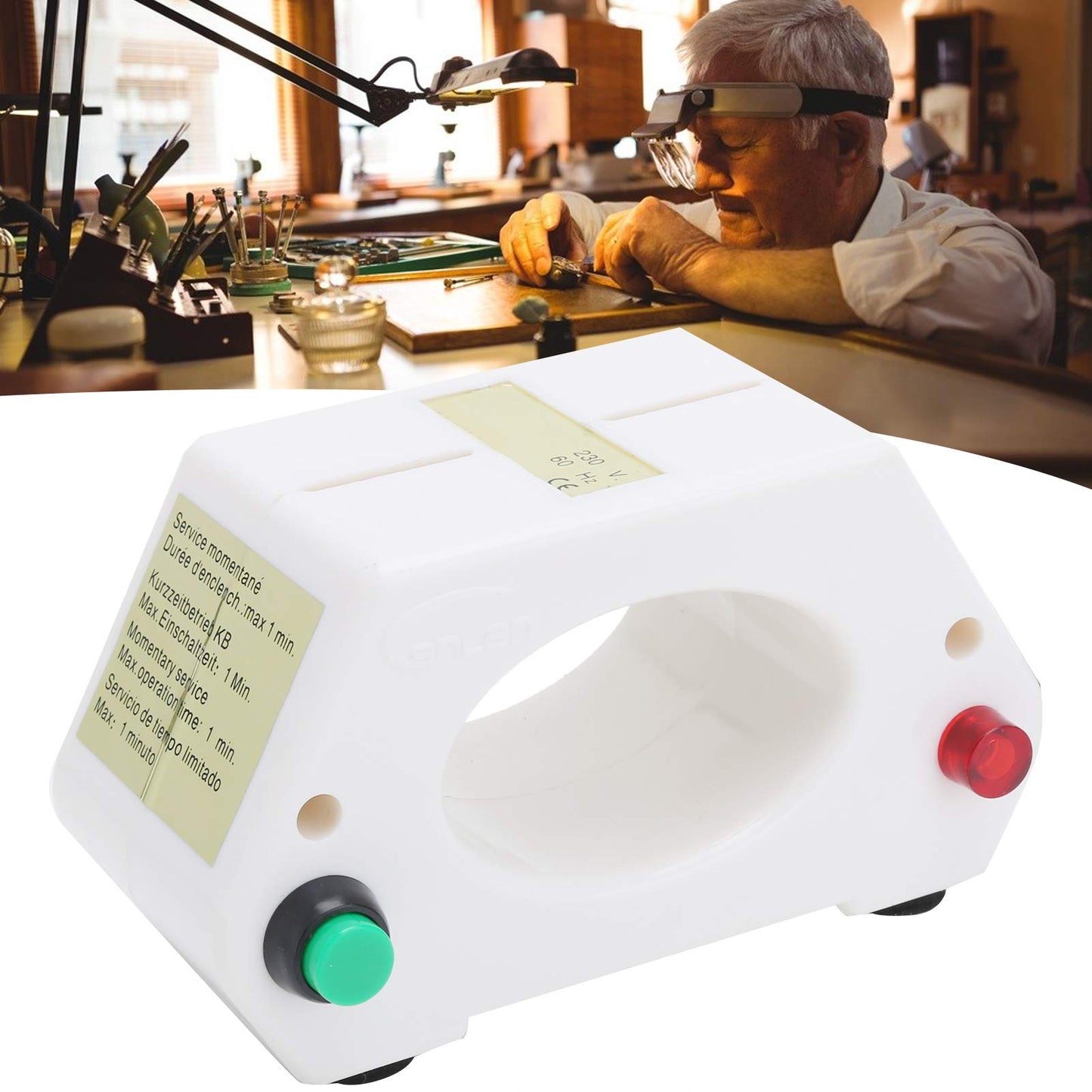 Watch repair tool, demagnetizer, demagnetizer, demagnetizer, demagnetizer, watch, disassembly, repair tool, demagnetization of jewelry