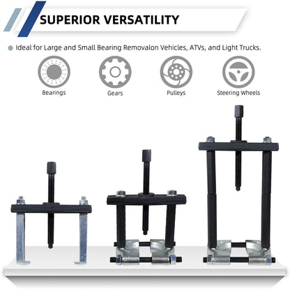 CCLIFE 14-piece bearing puller set, separator for ball bearings, flywheel puller, separation device 30-70mm