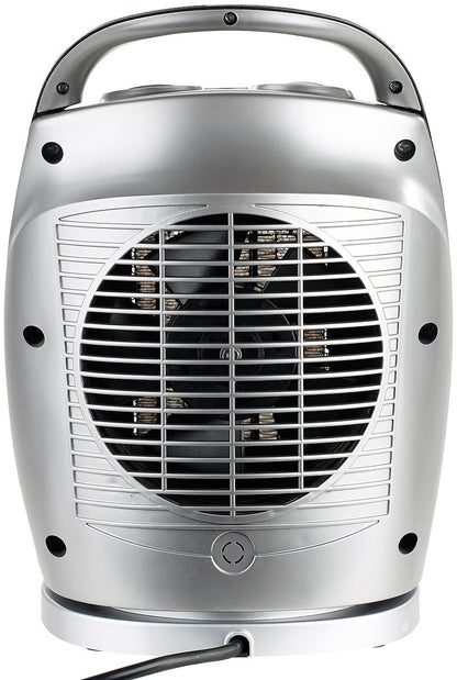 Sichler Household Appliances Ceramic Heater: Compact ceramic fan heater with oscillation, 3 levels up to 1,500 watts (camper heater, ceramic fan, desk socket)