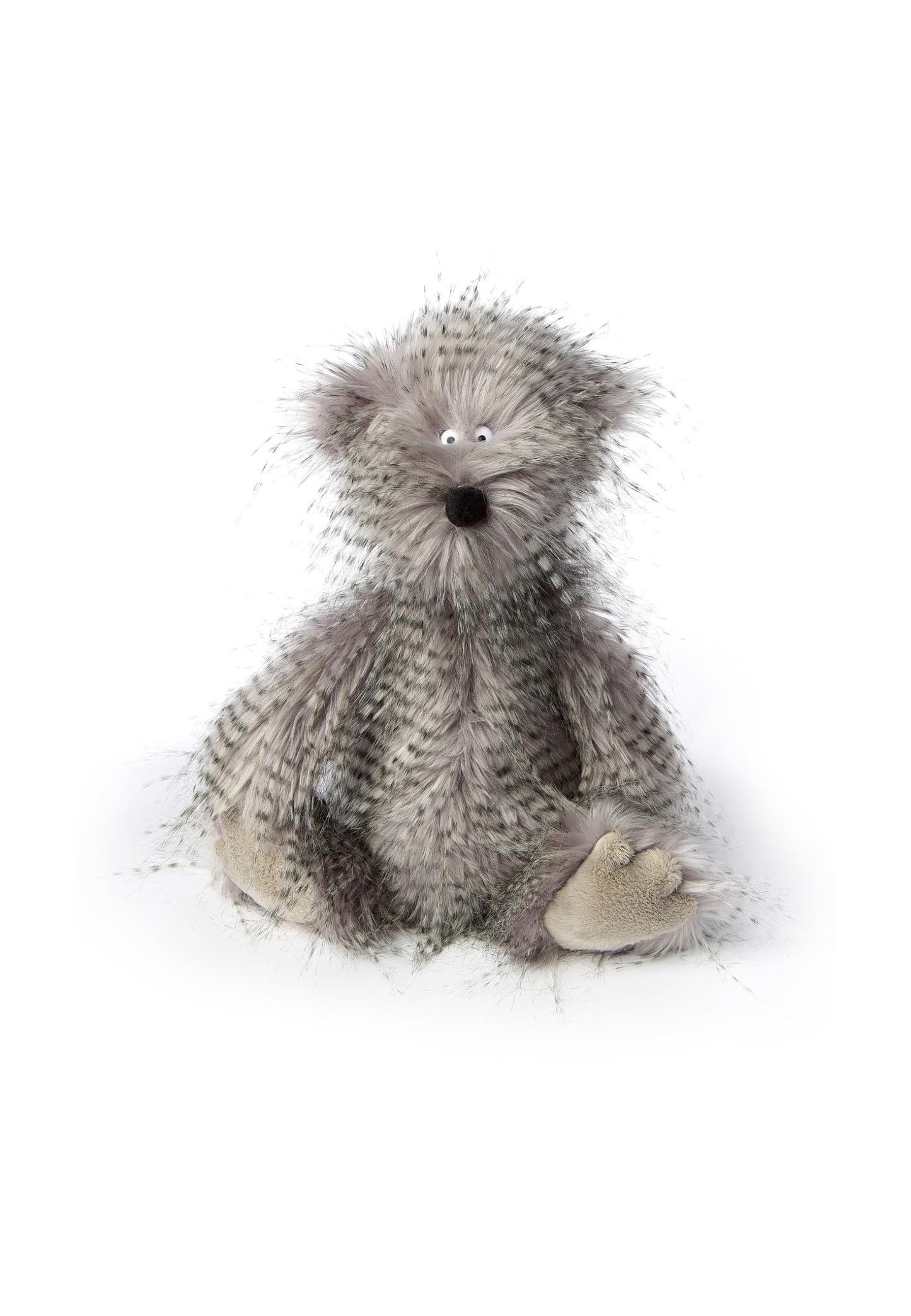 SIGIKID 39682 Oh Good Edition BeastsTown Bear for girls, boys, and adults. Recommended plush toy for ages 3 and up. Grey-black bear.