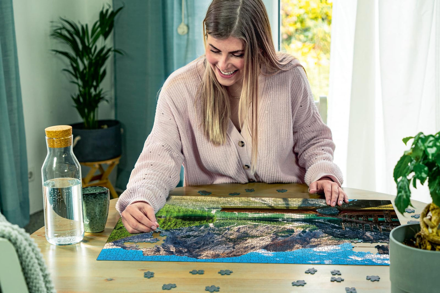 Ravensburger Puzzle 1000 Pieces - Pragser Wildsee, Dolomites, South Tyrol - Puzzle for adults and children 14 years and older, landscape motif puzzle, [Exclusive at Amazon]
