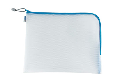 HERMA A4 zipper document bag set, 10 pieces, large waterproof zip bag, lockable plastic document folder with zipper, semi-transparent, 36 x 28 cm.