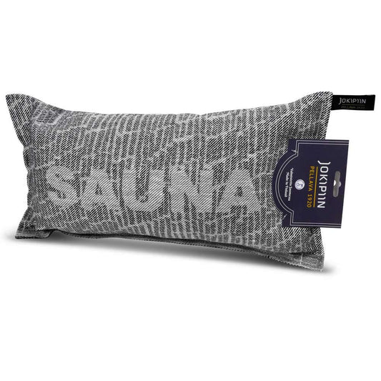Jokipiin Premium Sauna Pillow 40x22 cm - 100% Made in Finland - Linen & Cotton - Oeko-Tex Certified - Wellness Headrest & Neck Pillow for Sauna Spa & Relaxation