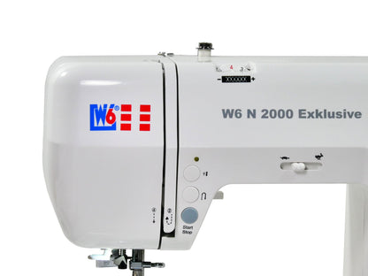 W6 Wertarbeit W6 N 2000 Exclusive computer sewing machine - sewing, patching, quilting (100 programs)