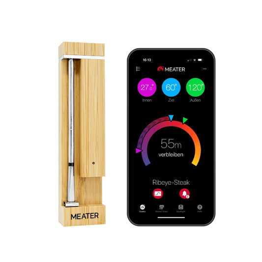 MEATER Pro / 2 Plus: The Next Generation Smart Meat Thermometer | Heat-resistant up to 550°C | Long-range, 100% waterproof, Multi-sensor Technology | Kitchen, BBQ, and Grill
