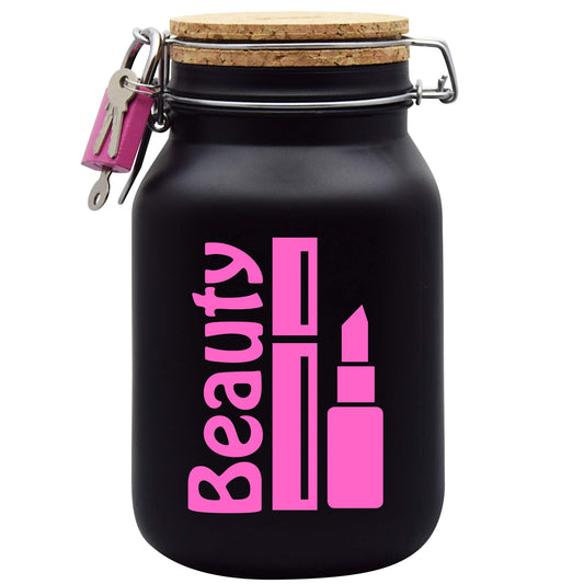 Piggy Bank Beauty Money Gift Idea Black XL