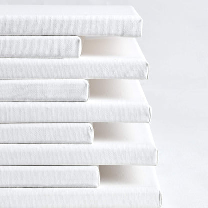Canvas painting set of 2 stretched canvases for acrylic paints, 80x140 cm each. Made of FSC® certified cotton, ready for your creative ideas.