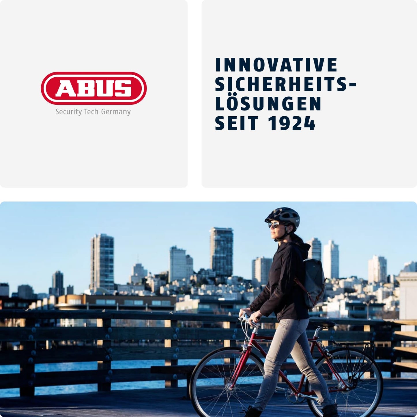 ABUS U-lock Granit XPlus 540 + USH Mount - Bike lock with 13mm shackle and XPlus cylinder - ABUS Security Level 15-230mm shackle height