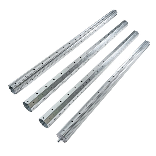 3T-MOTORS roller shutter shaft 350 cm SW60, 8-sided steel shaft, shaft set with capsule, octagonal roller shutter shaft for roller shutters, roller shutter motor