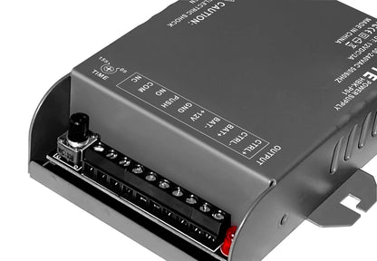 UHPPOTE AC 110-240V to DC 12V 3A Power Supply for Door Access Control Universal Voltage
