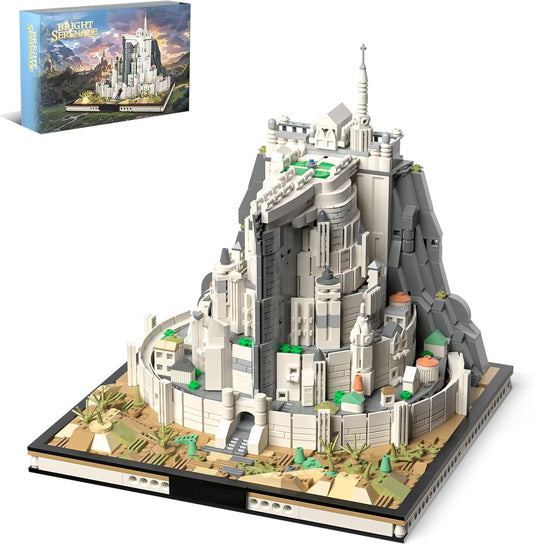 TOY PLAYER Architecture Building Blocks Ideas Mini Bricks, Movie STEM Lord Magic Moc Rings decoration Gift for Adult Boys 8-16+ Not Compatible With Lego 1680pcs