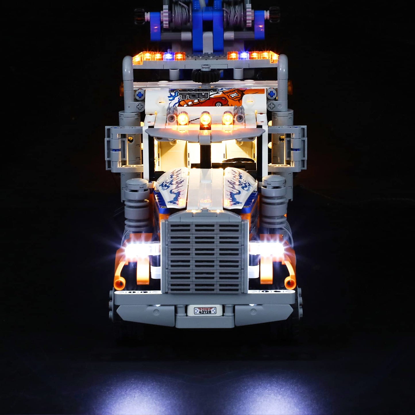BRIKSMAX LED lighting kit for Lego Technic Heavy-Duty Tow Truck - Compatible with Lego 42128 bricks model - Without Lego Set