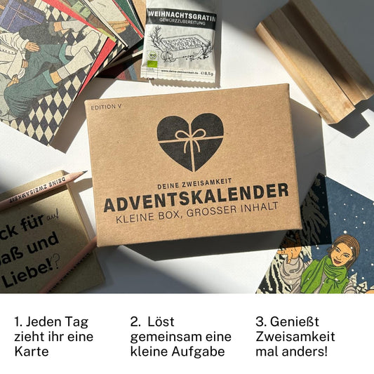 Your togetherness | Advent calendar for couples | to enjoy together | for men and women | A small shared experience every day for 2