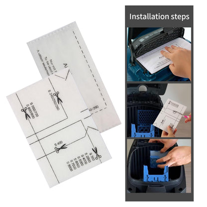 12 GN vacuum cleaner bags 3D dust bags compatible with Miele, GN dust bags compatible for Miele bags 3 HEPA filters 6 microfilters, Complete C2 C3 S2 S5 S8 for S4000, S5000, S6000 & S8000 series.