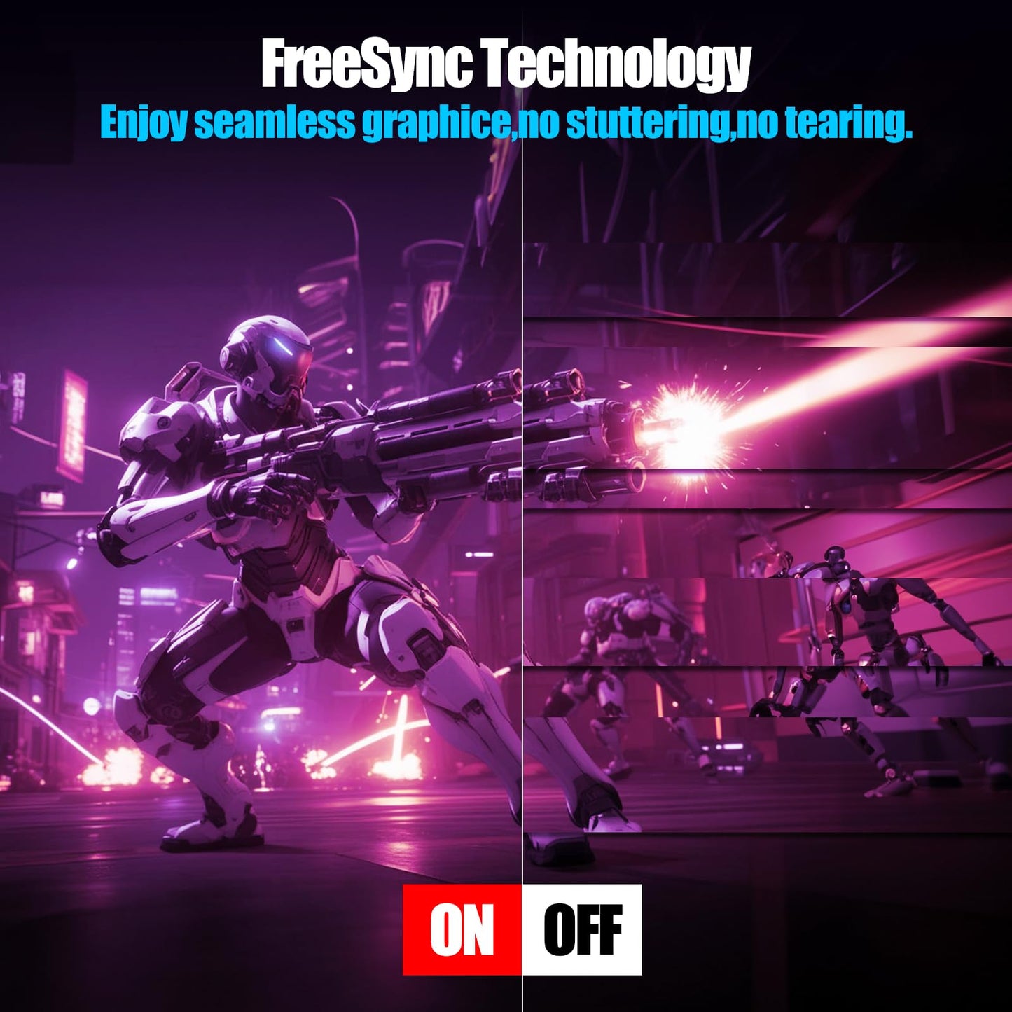 Gawfolk 27-inch Curved Gaming Monitor 165Hz/180Hz, PC screen Full HD 1080P, Frameless 1800R Computer monitor with FreeSync and Eye Care Technology, supports VESA.