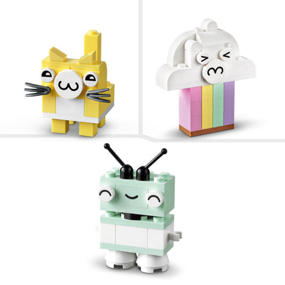 LEGO Classic Large Brick Box, Construction Toy & Classic Pastel Creative Building Set Brick Box, Construction Toy