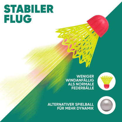 Apollo Speed Badminton Set | Rackets in Various Colors | Shuttlecock | Squash | Bag and Badminton Rackets | Shuttlecock Set for Kids