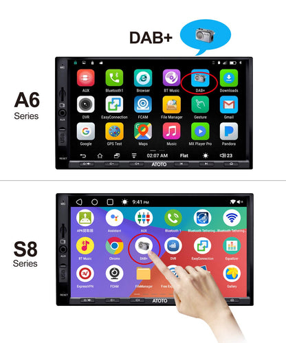 ATOTO AC-4475 DAB+ radio receiver - specified for ATOTO A5/A6/S8 Series
