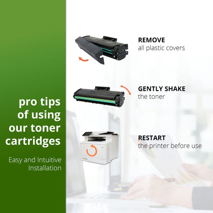 2 compatible toner cartridges for Samsung Xpress M2020 W, M2021 W, M2022 W, M2026 W, M2070 W FW F FH HW, M2071 W FH HW, M2078 W series | MLT-D111S/ELS