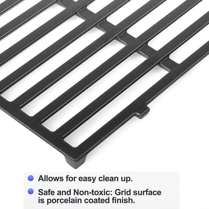 Vnierxful grill grate for Weber Spirit 300 Series, Spirit E/S 310 320 330, Spirit 700, 900, Genesis 1000-3500, Gold Silver Platinum B/C, grill grate for Weber 7638.
