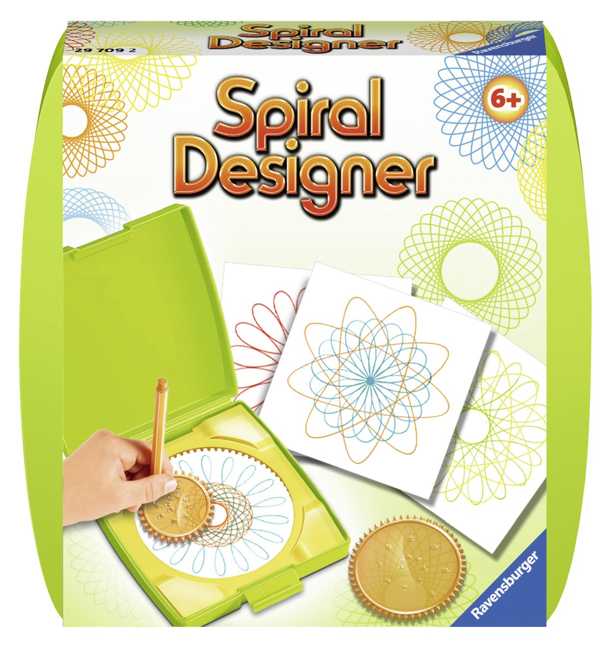 Ravensburger Spiral Designer, Drawing Learning for Kids aged 6 and up, Creative Drawing Set for colorful spiral pictures and mandalas & 29709 - Spiral Pictures on the go