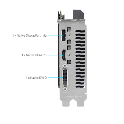 ASUS Dual GeForce RTX 3050 V2 OC Edition 8GB GDDR6 Gaming Graphics Card (Nvidia RTX3050 V2, PCIe 4.0, HDMI 2.1, DisplayPort 1.4a, DUAL-RTX3050-O8G-V2)