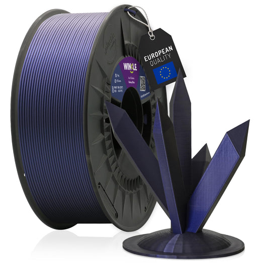WINKLE PLA HD Interference Filament 2.85mm Galaxy Blue, 1kg Spool, 3D printer filament compatible with FDM printers, 3D printing materials, dimensional accuracy +/- 0.05mm, easy to print.