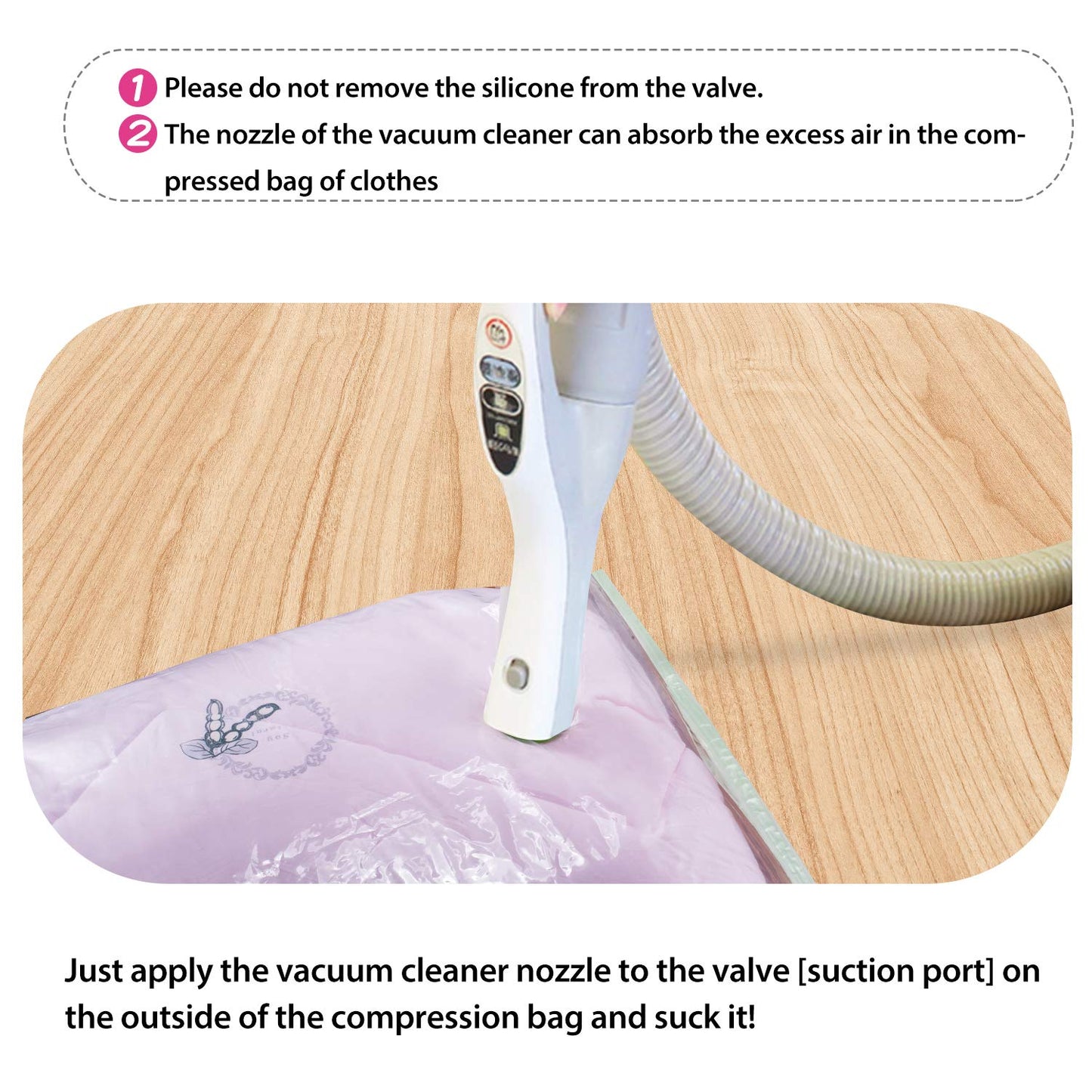 Opaza XXL Vacuum Bags for Comforters, 4-pack Extra Large [130 x 100 cm] Vacuum Bags for Clothing, Jumbo Extra Large Vacuum Bags (4 pieces)