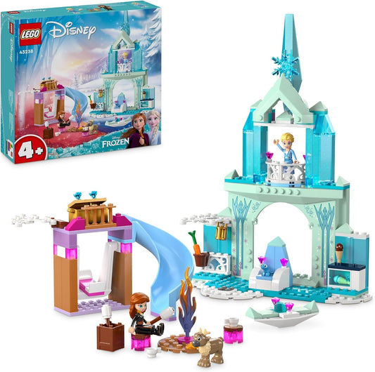 LEGO Disney Frozen Elsa's Ice Palace, Ice Queen Castle Toy with Princess Elsa and Anna Dolls & Disney Princess Anna and Elsa's Magical Carousel, The Frozen Toy.