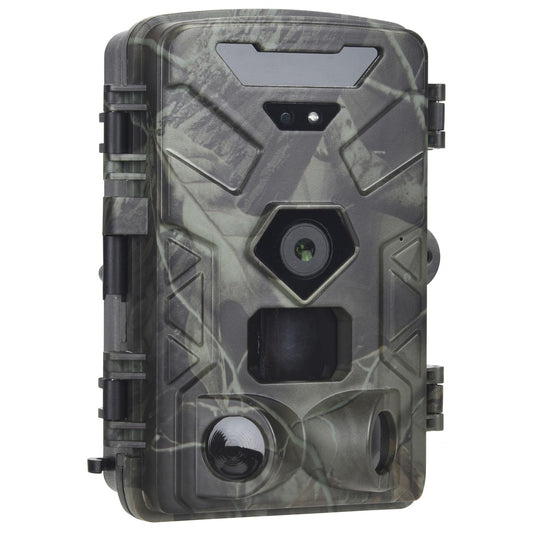 Denver WCT-8016 Trail Camera - 50 MP photos, 4K UHD video, night vision with IR LEDs, motion sensor, waterproof IP65, perfect for wildlife observation & surveillance.