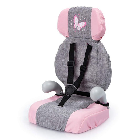 Bayer Design 67533AA Deluxe Doll Car Seat, Doll Seat, Doll Accessories, with Harness, 46cm