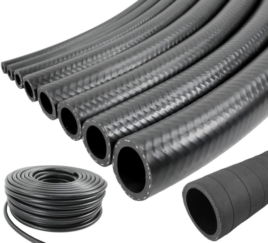 7m EPDM radiator hose Ø 5 x 11 mm coolant hose 120°C * MANY SIZES & LENGTHS * fabric reinforced vacuum hose rubber hose hot water DIN 73411 * SMOOTH EXTERIOR