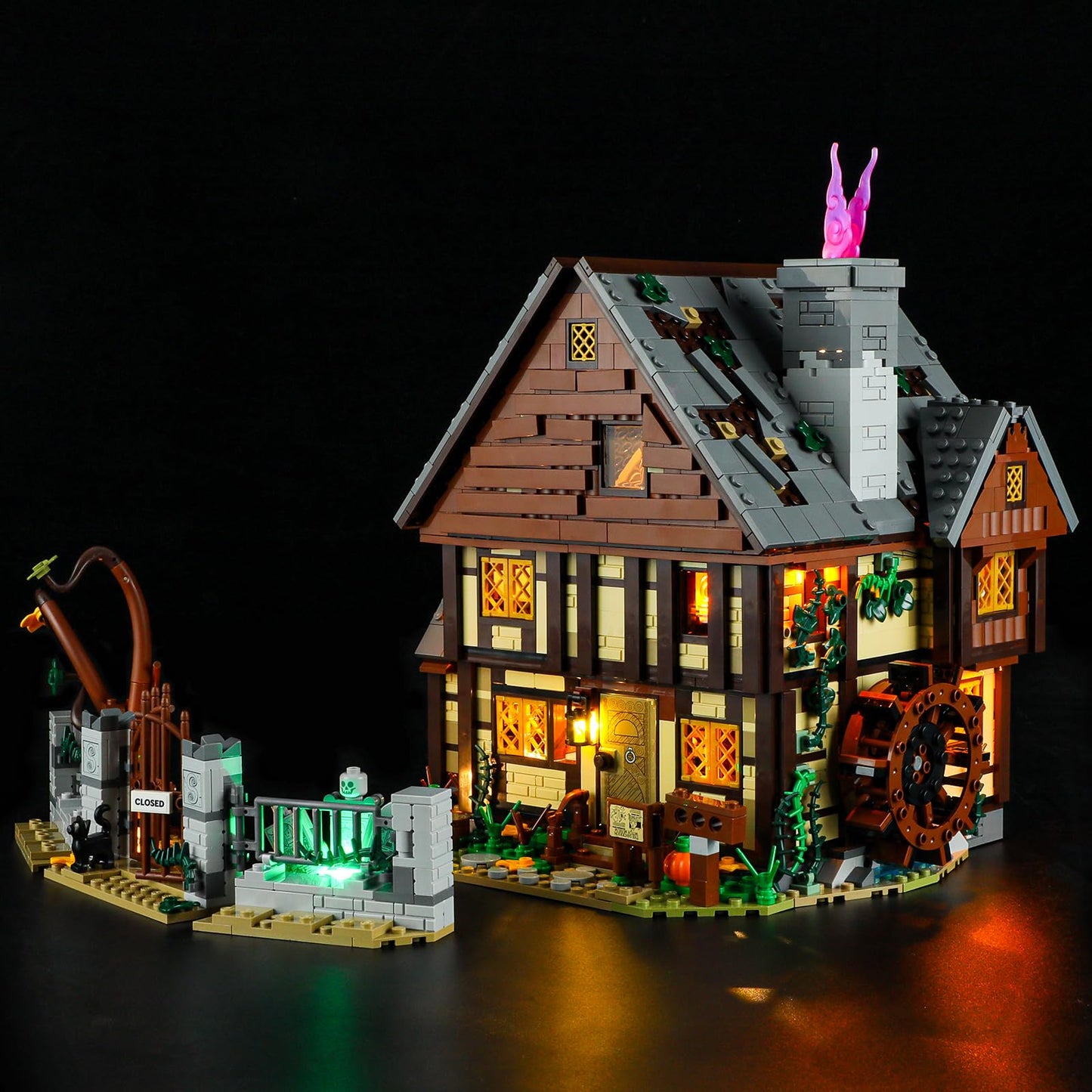 GEAMENT LED Light Set Compatible with Lego Hocus Pocus Sanderson Sisters' Cottage Ideas 21341 (Model Set Not Included)