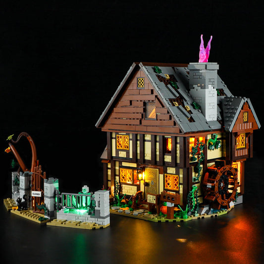 GEAMENT LED Light Set Compatible with Lego Hocus Pocus Sanderson Sisters' Cottage Ideas 21341 (Model Set Not Included)