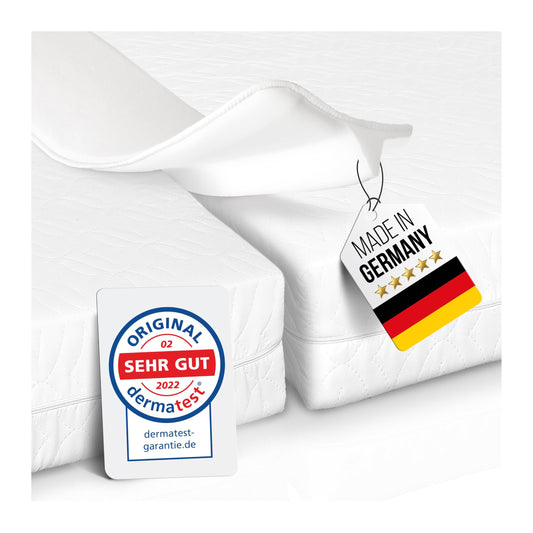 Rose core® Love bridge for mattresses 200 x 25 - [Quality from Germany] - Mattress gap filler in one piece - Bed gap filler - Mattress wedge for mattresses & toppers from 5 cm