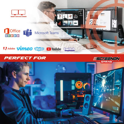 ScreenOn Gaming PC Ryzen 5 5600G • Radeon Vega 7 (2 GB) graphics card • 16 GB RAM DDR4 3200 MHz • 1000 GB SSD • Windows 11 Pro • WLAN 300 Mbit/s • Gaming PC computer with 3 years warranty!